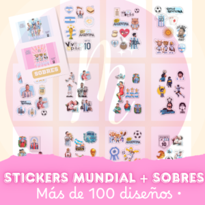 Stickers mundial + sobres (+ DE 100 DISEÑOS)