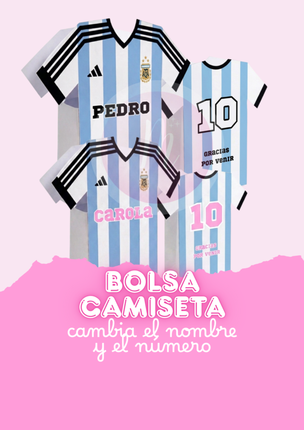Camiseta de argentina editable (7) KIT CUMPLE MUNDIAL 2026 EDITABLE